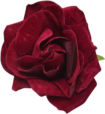 

BELLA HARARO Set of 2 Maroon rose hair clip for hair decoration Hair Clip(Maroon)