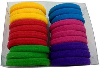 

Foreignholics eBoot Elastic Bands Hair Rubber Bands, 20 Pieces Rubber Band(Multicolor)