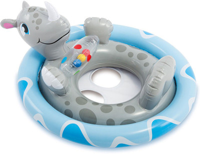 

SWASH SEE ME SIT POOL FLOAT - RHINO DESIGN Inflatable Pool Accessory(Grey)