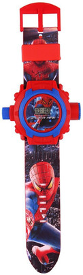 

Vente Spider Man Projector Digital Watch With 24 Images for Kids(Multicolor)