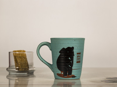

CollarFolk Elephant In The Room - White Ceramic Mug(350 ml), Multicolor