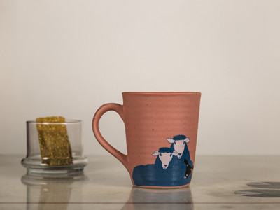 

CollarFolk Black sheep of the family - Pink Ceramic Mug(350 ml), Multicolor