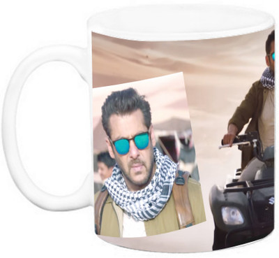

EFW BOLLYWOOD ACTOR - SALMAN KHAN Tiger zinda ha (Design 2) Ceramic Mug(325 ml), Multicolor