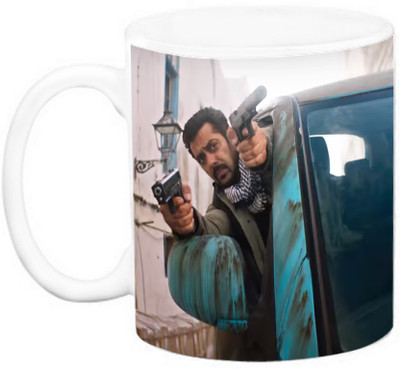 

EFW BOLLYWOOD ACTOR - SALMAN KHAN Tiger zinda ha (Design 4) Ceramic Mug(325 ml), Multicolor