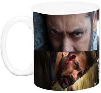 

EFW BOLLYWOOD ACTOR - SALMAN KHAN Tiger zinda ha (Design 1) Ceramic Mug(325 ml), Multicolor