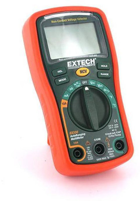 

Extech EX-330 AC 400mV to 600V Voltage Detector Digital Multimeter(Red 4000 Counts)