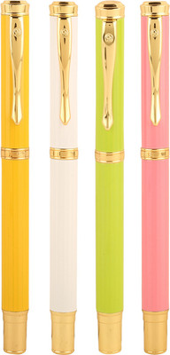 

Giftvenue Luoshi 348 Designer Roller Ball Pen Gift Set(Pack of 4)