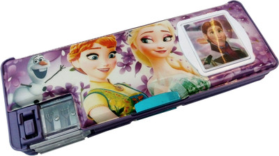 

Ashmaadi Calculator Dual Sharpener, double Sided Pencil Box For girls Art Plastic Pencil Box(Set of 1, Multicolor)