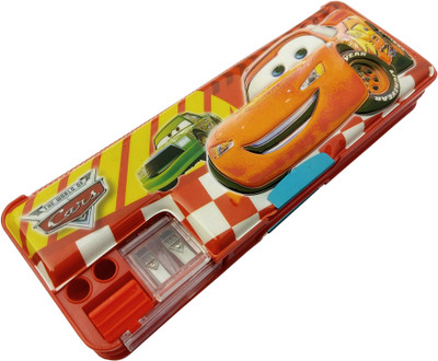 

Ashmaadi Car Series Pencil Box Double sided dual sharpener Art Plastic Pencil Box(Set of 1, Multicolor)