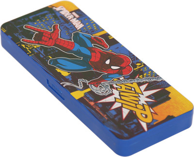 

Marvel Spiderman SPIDERMAN Art Plastic Pencil Box(Set of 1, Blue)