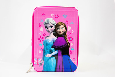 

Shopkooky Perfect to use Frozen Metal Pencil box with Double Partition (pack of 1) Art Metal Pencil Box(Set of 1, Pink)