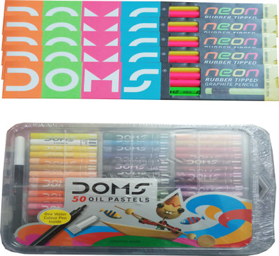 

DOMS Pencils and Oil Pastels Pencil(Multicolor)