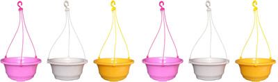 

Truphe Plant Container Set(Pack of 6, Plastic)