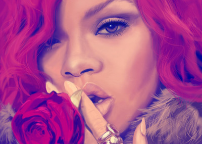

Rihanna Wall Poster PWRGVALPHAPOS1243 Paper Print(18 inch X 12 inch, Rolled)