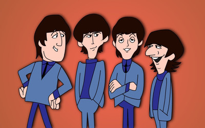 

The Beatles Wall Poster PWRGVALPHAPOS113 Paper Print(18 inch X 12 inch, Rolled)