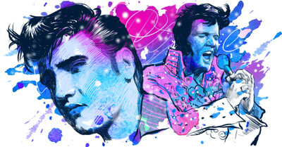 

Elvis Presley Wall Poster PWRGVALPHAPOS2246 Paper Print(18 inch X 12 inch, Rolled)