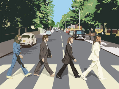 

The Beatles Wall Poster PWRGVALPHAPOS80 Paper Print(18 inch X 12 inch, Rolled)
