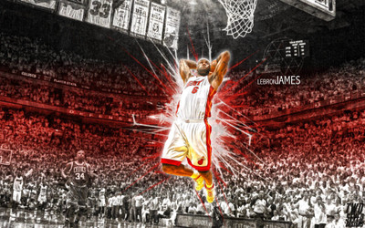 Lebron James Wall Poster PWRGVALPHAPOS639 Paper Print(18 inch X 12 inch, Rolled)