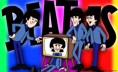 

The Beatles Wall Poster PWRGVALPHAPOS111 Paper Print(18 inch X 12 inch, Rolled)