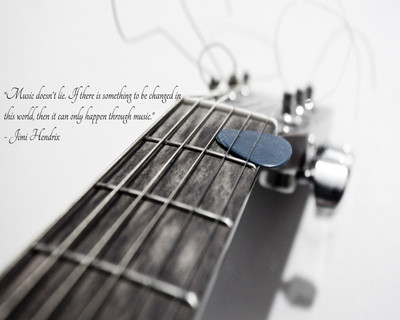Music Quotes Wall Poster PWRGVALPHAPOS2776 Paper Print(18 inch X 12 inch, Rolled)