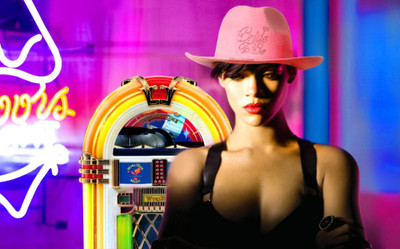 

Rihanna Wall Poster PWRGVALPHAPOS1175 Paper Print(18 inch X 12 inch, Rolled)