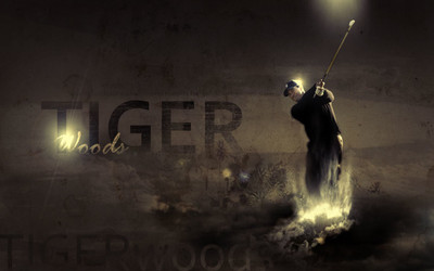 Tiger Woods Wall Poster PWRGVALPHAPOS492 Paper Print(18 inch X 12 inch, Rolled)