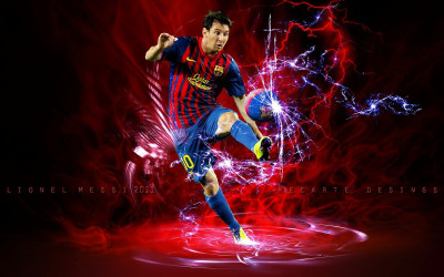 

Lionel Messi Wall Poster PWRGVALPHAPOS244 Paper Print(18 inch X 12 inch, Rolled)