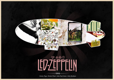 

Led Zeppelin Wall Poster PWRGVALPHAPOS2379 Paper Print(18 inch X 12 inch, Rolled)