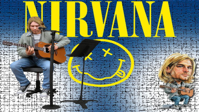 

Nirvana Wall Poster PWRGVALPHAPOS2419 Paper Print(18 inch X 12 inch, Rolled)