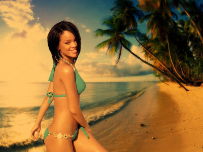 Rihanna Wall Poster PWRGVALPHAPOS1231 Paper Print(18 inch X 12 inch, Rolled)