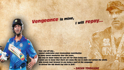 

Yuvraj Singh Wall Poster PWRGVALPHAPOS570 Paper Print(18 inch X 12 inch, Rolled)