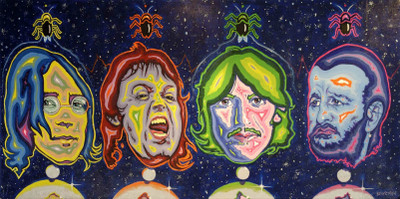 

The Beatles Wall Poster PWRGVALPHAPOS190 Paper Print(18 inch X 12 inch, Rolled)