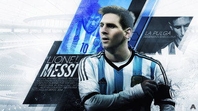 

Lionel Messi Wall Poster PWRGVALPHAPOS278 Paper Print(18 inch X 12 inch, Rolled)