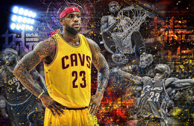 

Lebron James Wall Poster PWRGVALPHAPOS638 Paper Print(18 inch X 12 inch, Rolled)