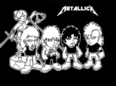 

Mettalica Wall Poster PWRGVALPHAPOS2675 Paper Print(18 inch X 12 inch, Rolled)
