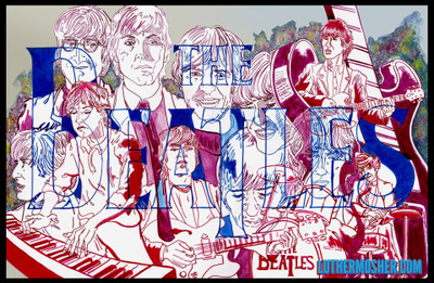

The Beatles Wall Poster PWRGVALPHAPOS106 Paper Print(18 inch X 12 inch, Rolled)