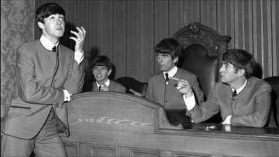 

The Beatles Wall Poster PWRGVALPHAPOS230 Paper Print(18 inch X 12 inch, Rolled)