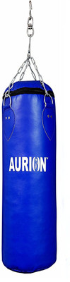 

Aurion 24" Synthetic Leather Punching Bag (2 Feet) + Hanging Chain Chain (Unfilled) Hanging Bag(24, 24 kg)