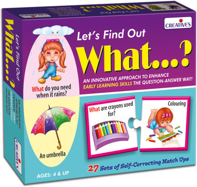 

Creatives Let's Find out-What(27 Pieces)