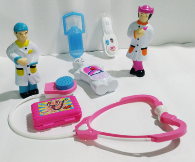 

HEER Doctor Play Set With 23+ Accessories Medical Briefcase Best Learning Toy For Your Child (HCCD ENTERPRISE) (BLUE)