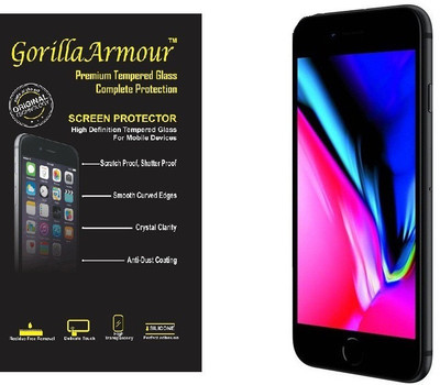 

Gorilla Armour Impossible Screen Guard for Apple iPhone 8 Front Back, Transparent