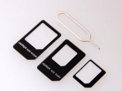 UVAA Nano SIM Card Micro SIM Card to Standard Adapter Converter Set with Eject Pin Key - Best Quality !! Sim Adapter(TOUGH PC MATERIAL)