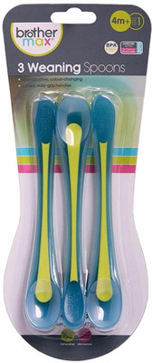 

BrotherMax Heat Sensitive Weaning Spoon Blue/Green(Blue, Green)