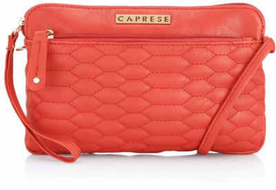 

Caprese Women Casual Red Leatherette Sling Bag