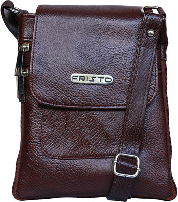 

Fristo Women Casual Brown PU Sling Bag