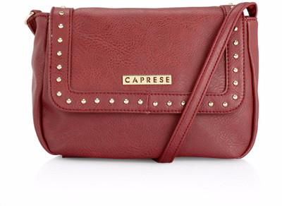 

Caprese Women Casual Red Leatherette Sling Bag