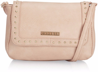 

Caprese Women Casual Pink Leatherette Sling Bag