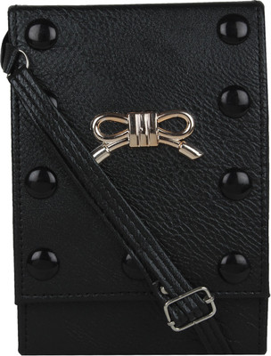 

Easy Dealss Women Casual Black PU Sling Bag