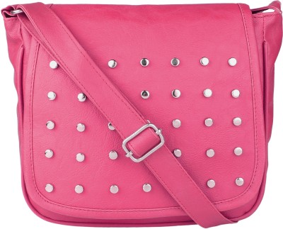

TARSHI Women Casual Pink PU Sling Bag