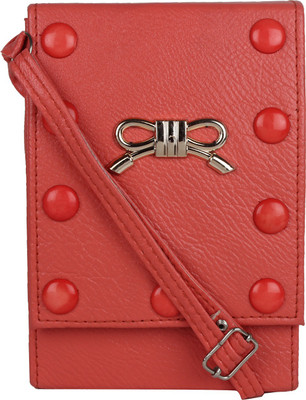 

Easy Dealss Women Casual Pink PU Sling Bag